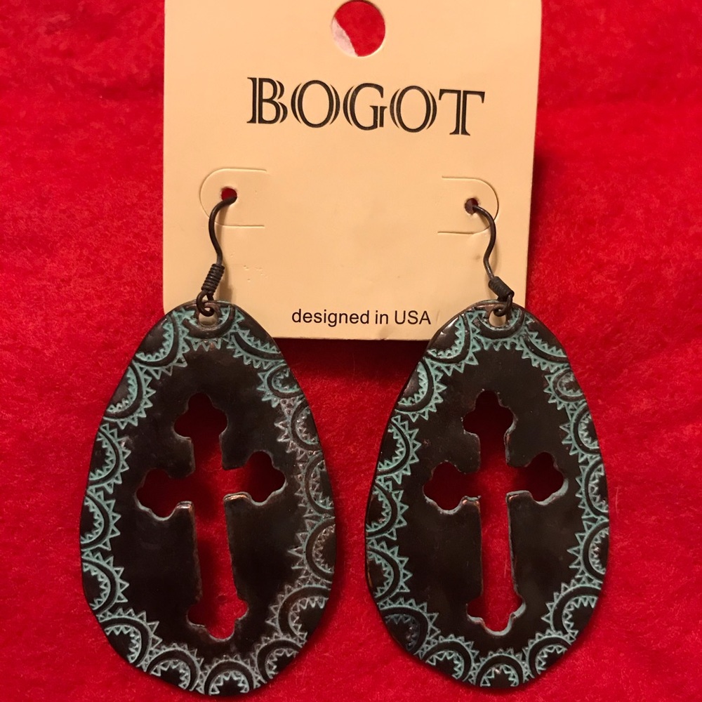 Bogot Cross Earrings